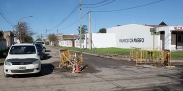 Obras en Alfonsin y Dalle Mura Arroyito