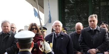 El mandatario encabezó en Rafaela el acto oficial por el Día de la Independencia\u002E (@gobsantafe)