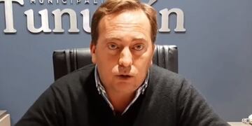 Martín Aveiro, intendente de Tunuyán\u002E