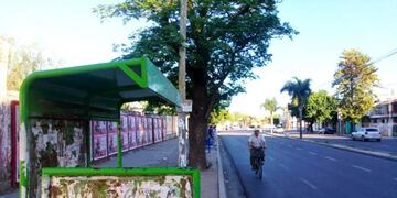 Este es el panorama en las paradas de colectivos durante el paro de choferes de ERSA\u002E