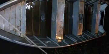 El bote en el que viajaba el brasilero\u002E