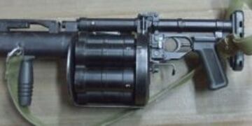 Lanzagranadas secuestrado