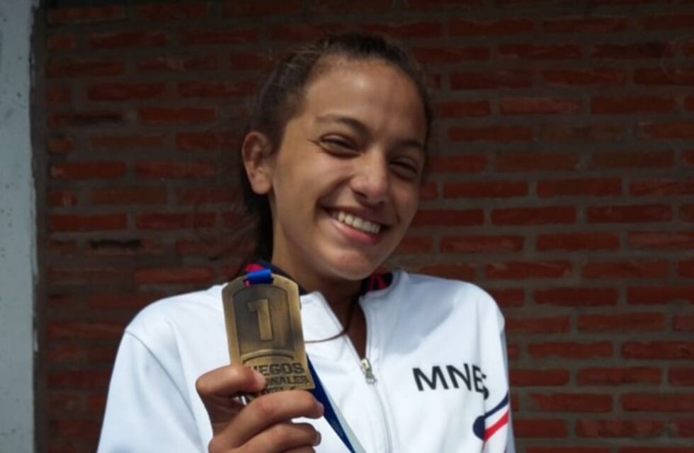Juegos Nacionales Evita: Eliana Rosa de San Pedro obtuvo Medalla de Oro