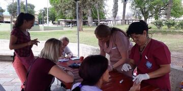 Día Mundial de la Diabetes: realizaron controles de glucemia y presión arterial en Alta Gracia