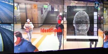 Así funciona el nuevo sistema de reconocimiento facial para detectar a delincuentes prófugos (Foto: Policía de Ciudad de Buenos Aires/Télam)
