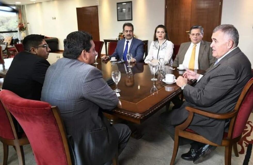 El Vicegobernador Osvaldo Jaldo recibió en su despacho a Daniel Posse, presidente de la Corte Suprema de Justicia