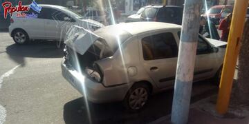 choque cuadruple en san luis