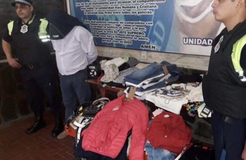 Quedó detenido un hombre que robó joyas y ropa valuada por 60 mil pesos en la ciudad de Famaillá