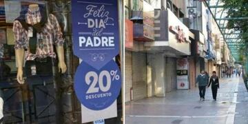 Mucho movimiento en la Peatonal, pero poco repunte en las ventas de los comercios\u002E