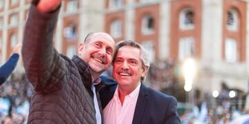 Los dirigentes se mostraron juntos en varias ocasiones durante la campaña de las Paso\u002E (@omarperotti)