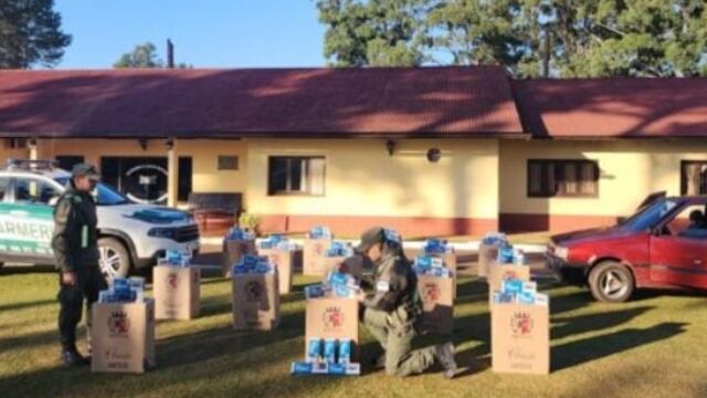 Bernardo de Irigoyen: embistió el puesto control cargado con cigarrillos de contrabando.