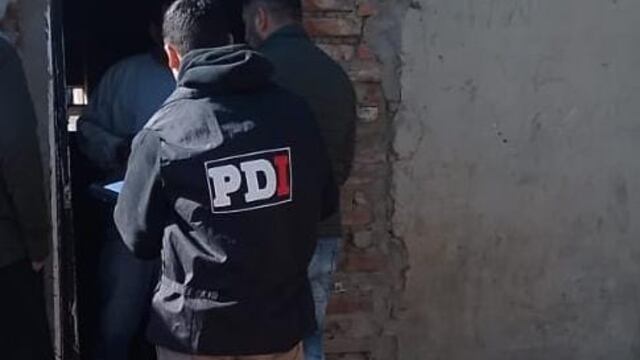 Allanamiento en donde se encontró la tablet