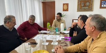 Reunión entre los concejales y el Jefe de Gabinete Marcelo Lombardo y el secretario de Desarrollo Urbano y Metropolitano, Diego Martino