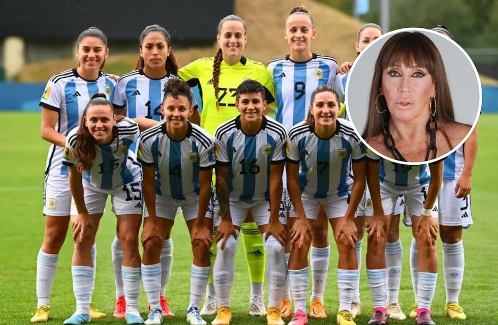 Moria Casán sorprendió a las jugadoras de la Selección Argentina por el debut en el Mundial