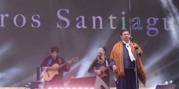 El primer plato fuerte del festival fue con Los Manseros Santiagueños.
