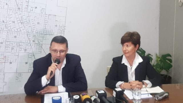 Lisandro Mársico, candidato a convencional constituyente con su suplente, la docente sunchalense María Delia Marengo