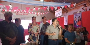 En el comité radical. El intendente Walther Marcolini aseguró que el resultado es un respaldo a la gestion.