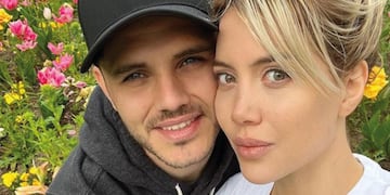 Wanda y Mauro, juntos. (Instagram Mauro Icardi)