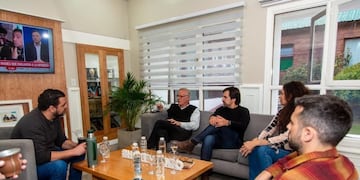 Vuoto se reunió con Daniel Gollán y Nicolás Kreplak