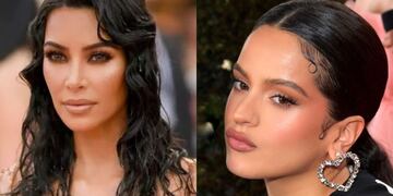 De Kim Kardashian a Rosalía, así llevan las famosas el “greasy hair”.