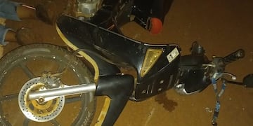 Terminó lesionado tras accidente vial en Eldorado.