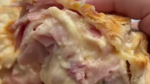 La forma más fácil de reversionar un clásico como la tarta de jamón y queso.