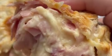 La forma más fácil de reversionar un clásico como la tarta de jamón y queso.