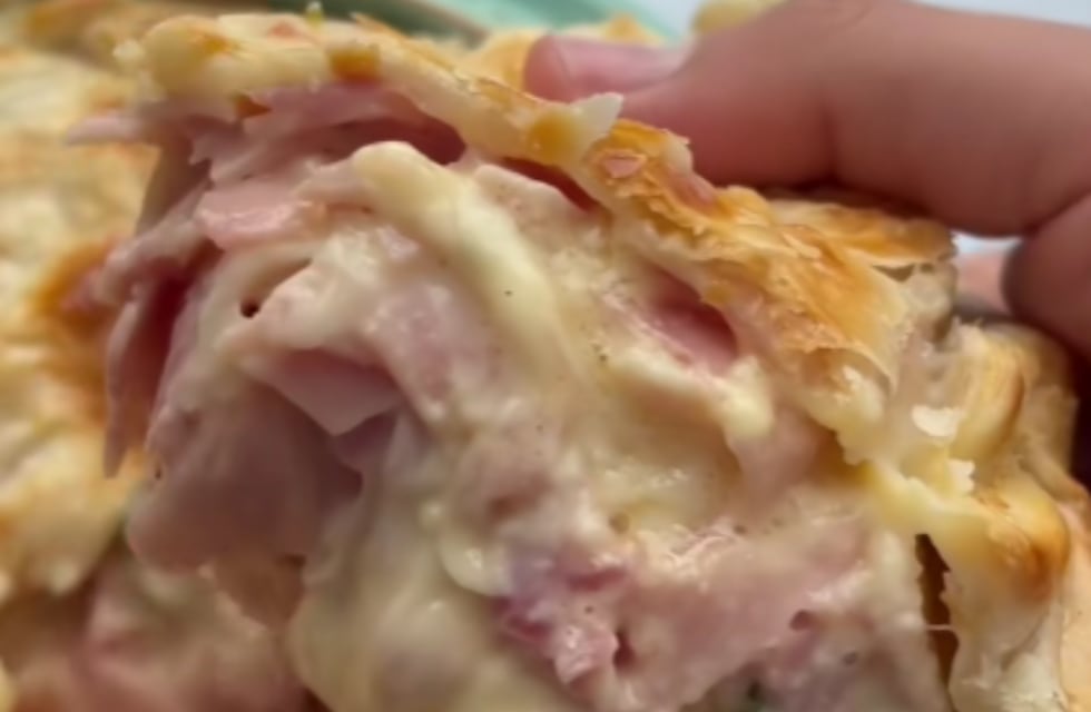 Cómo hacer una tarta de jamón y queso igual a la de un bodegón: receta infalible y con pocos ingredientes
