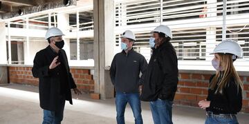 Recorrida de Castellano por el nuevo Hospital