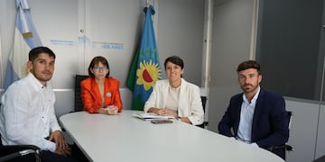 Lucía Gómez se reunió con ministras provinciales