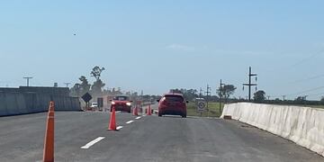 Nuevo puente sobre el Vila - Cululú en la autopista de la ruta 34