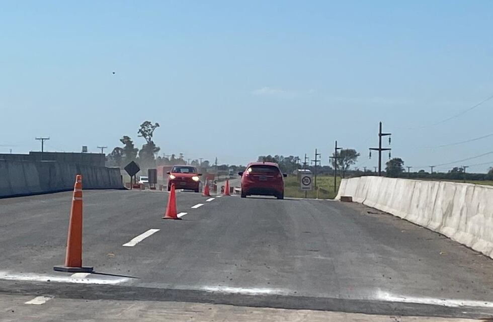 Autopista de la Ruta 34: habilitaron el paso por nuevo puente del Vila - Cululú, en Sunchales