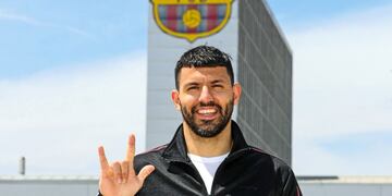 Kun Agüero agradeció a sus seguidores por el apoyo que recibió. (@FCBarcelona_es)