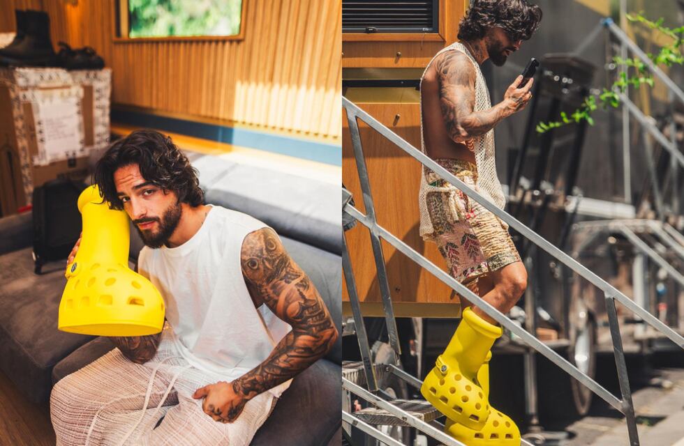 Maluma presumió las nuevas crocs inspiradas en Astroboy: el exorbitante precio