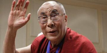 El Dalai Lama y una repudiable acción (Foto: AP).