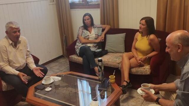 El diputado provincial Alejandro Di Chiara estuvo reunido con el intendente Mariano Uset.