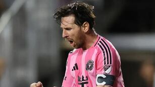 El rosarino gritó con bronca el gol ante Toronto.