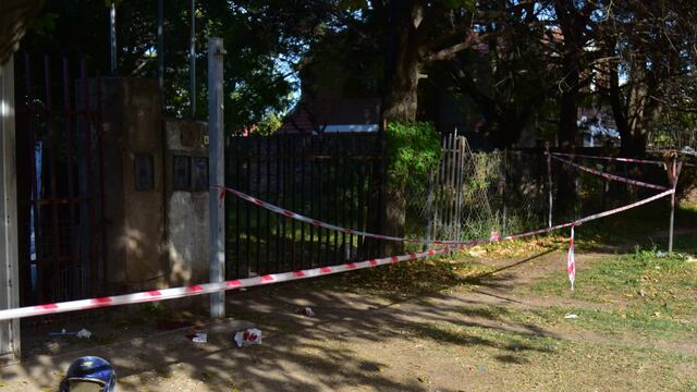 La zona del hecho, ocurrido en barrio Villa Allende Parque. (La Voz/Facundo Luque)