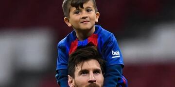 Igualito al papá: el golazo de Thiago Messi en el Barcelona