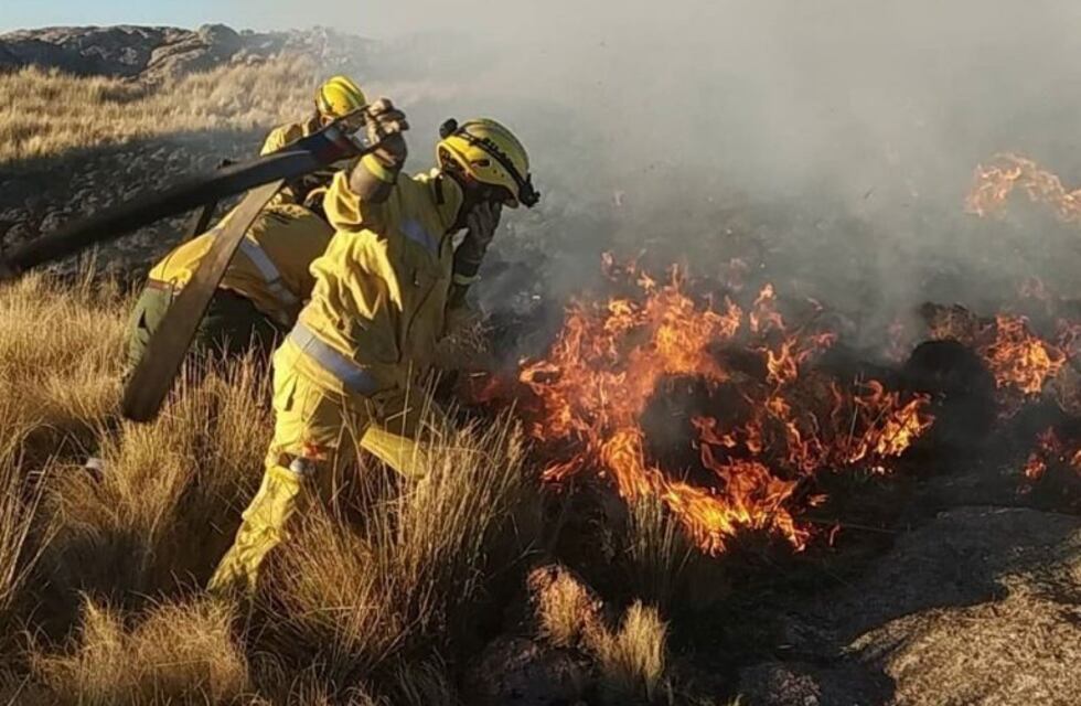 Extinguieron un incendio en Las Altas Cumbres