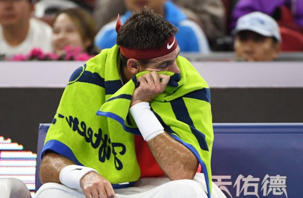 Del Potro continúa con gripe y su participación en el Masters de Shanghai está en duda