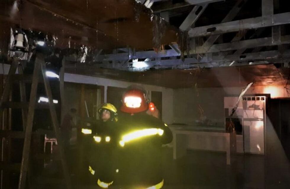 San Clemente: se incendió una vivienda en Paraje El Mollar