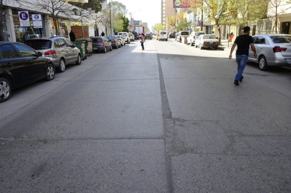 Repavimentación en calle Belgrano