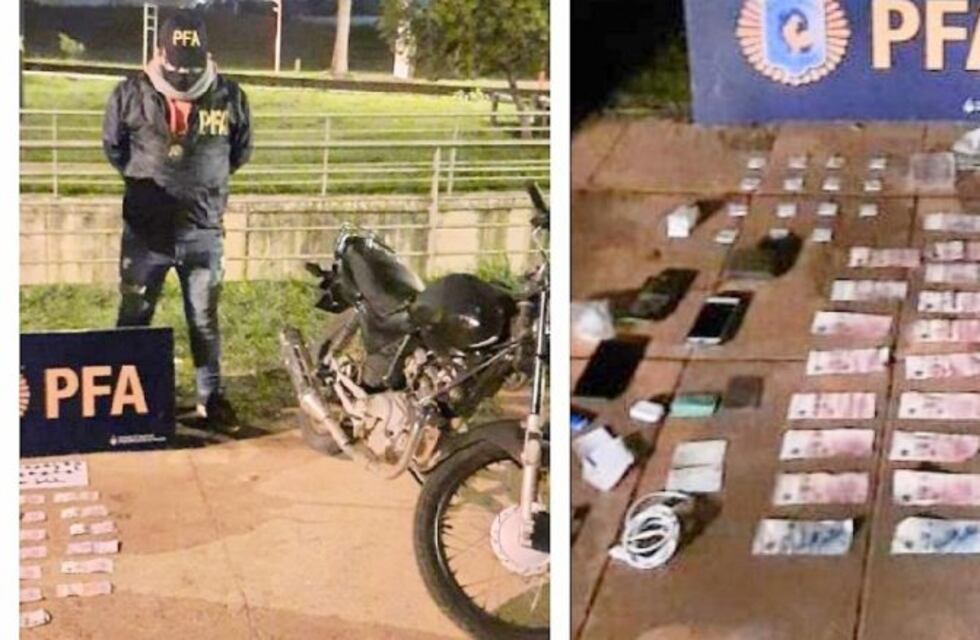 La Federal sorprendió a dealers de Iguazú en plena venta de cocaína