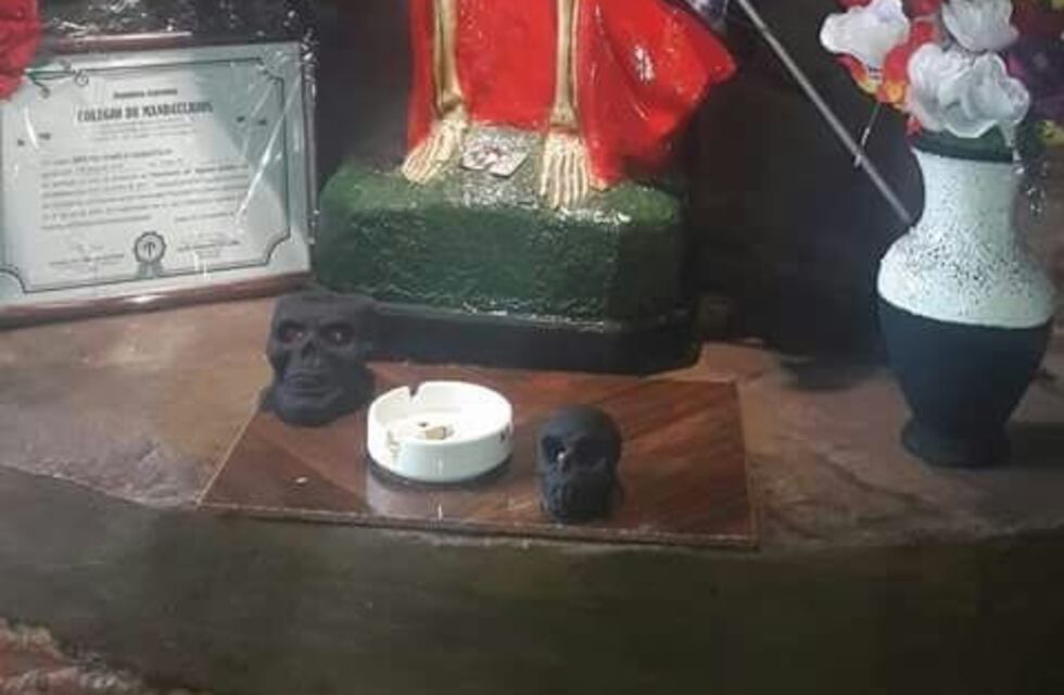 Argüello Lourdes: una banda narco tenía un altar de san La Muerte