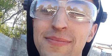 Javier Fernández de 23 años, oriundo de Valle Hermoso\u002E (Foto: gentileza Tomás Mendoza)\u002E