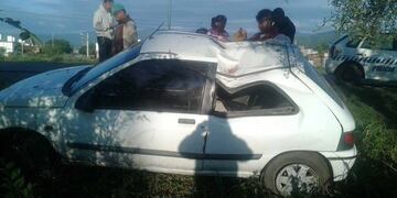 Accidente en avenida Bolivia, Salta (El Tribuno)