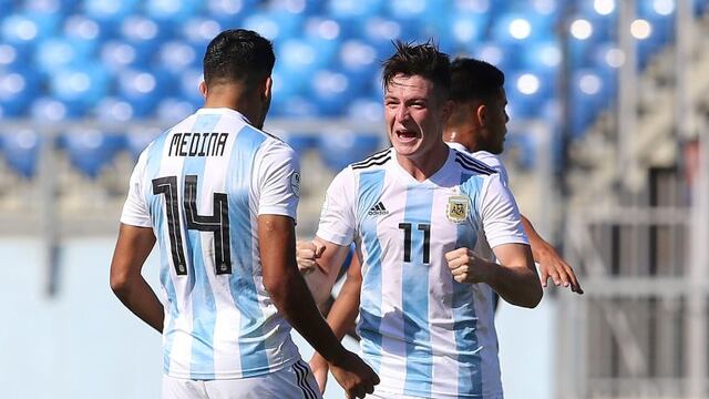 Aníbal Moreno en la Selección Sub 20