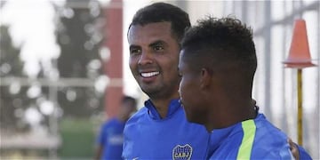 Edwin Cardona, Wilmar Barrios y Frank Fabra retomaron los entrenamientos con Boca tras el escándalo\u002E