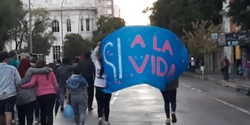 Marcha en favor de la vida Bahía Blanca